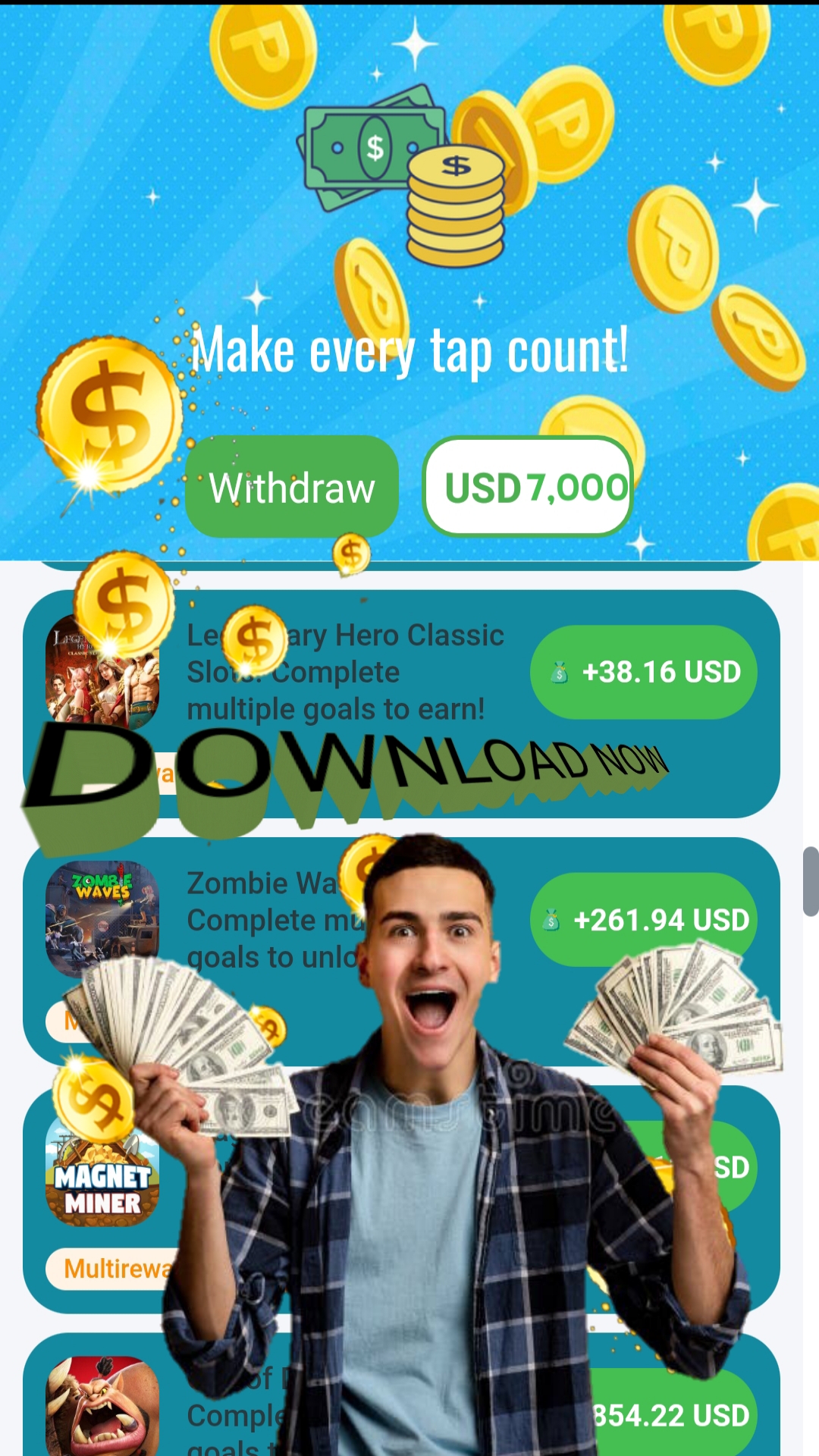 JUST CASH Screenshot 2